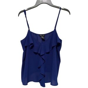 Navy/Royal Blue Spaghetti Strap Blouse 🦋